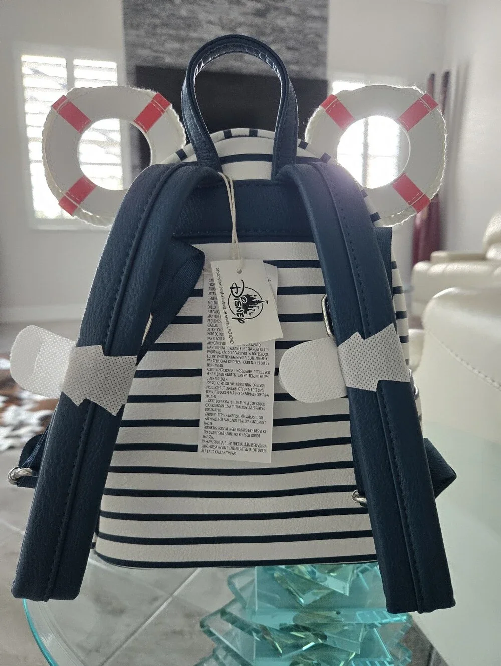 Disney Parks Exclusive Mickey Yacht Club Resort Loungefly Backpack NWT